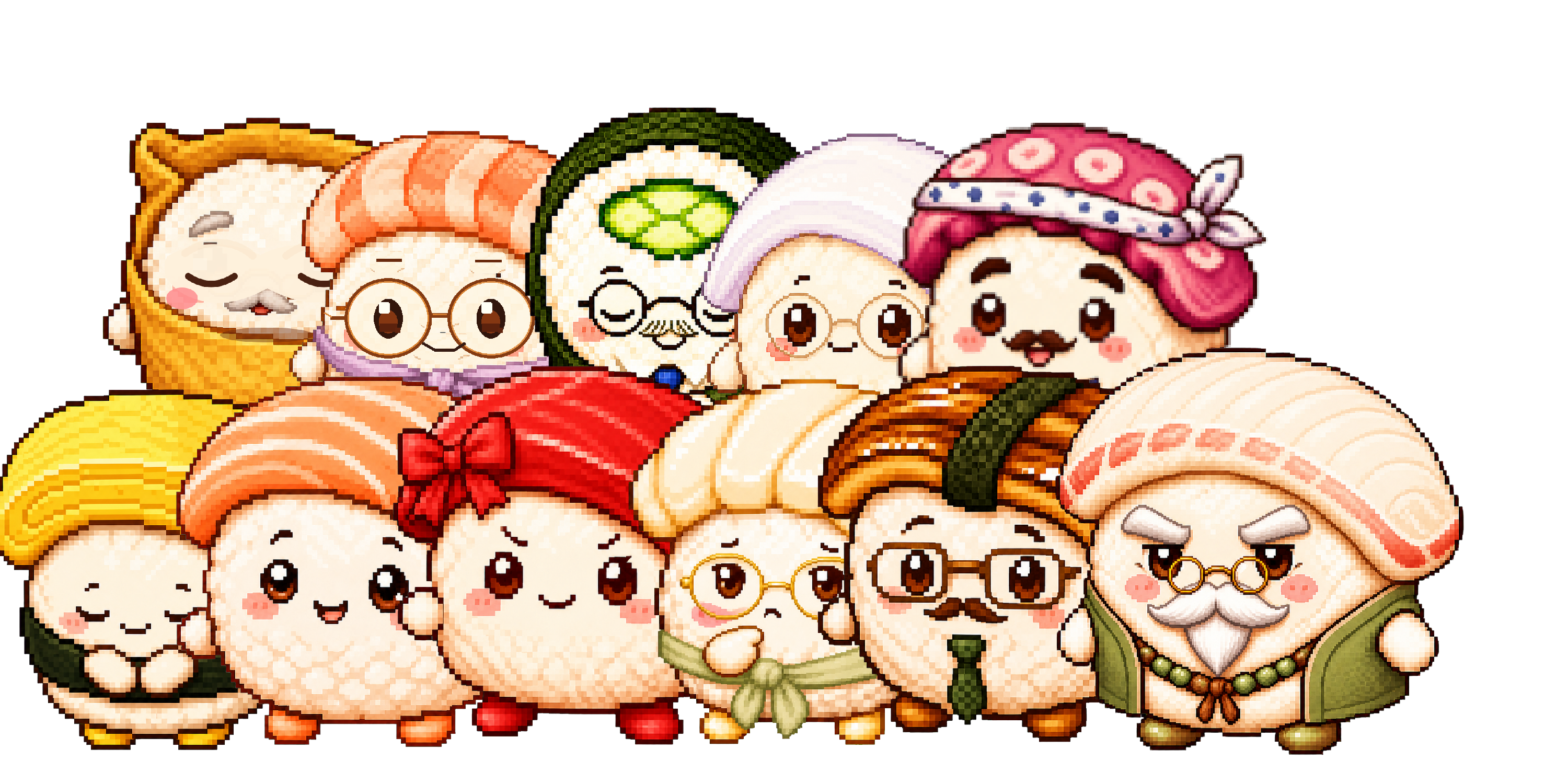 10級から初段までのCPUキャラクター集合